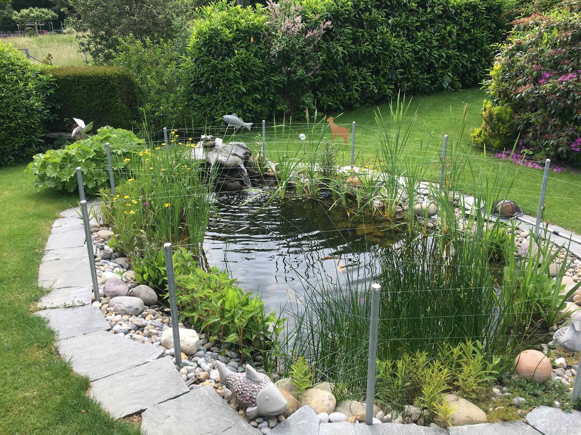 Wasser &amp; Feuer. Elemente im Gartne.