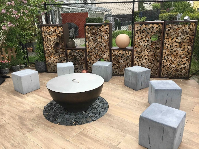 Wasser &amp; Feuer. Elemente im Gartne.