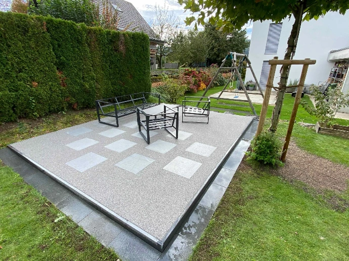 Terrasse Gartenbau Lüscher