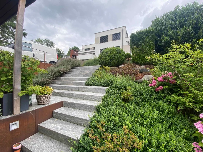 Bepflanzung &amp; Rasen